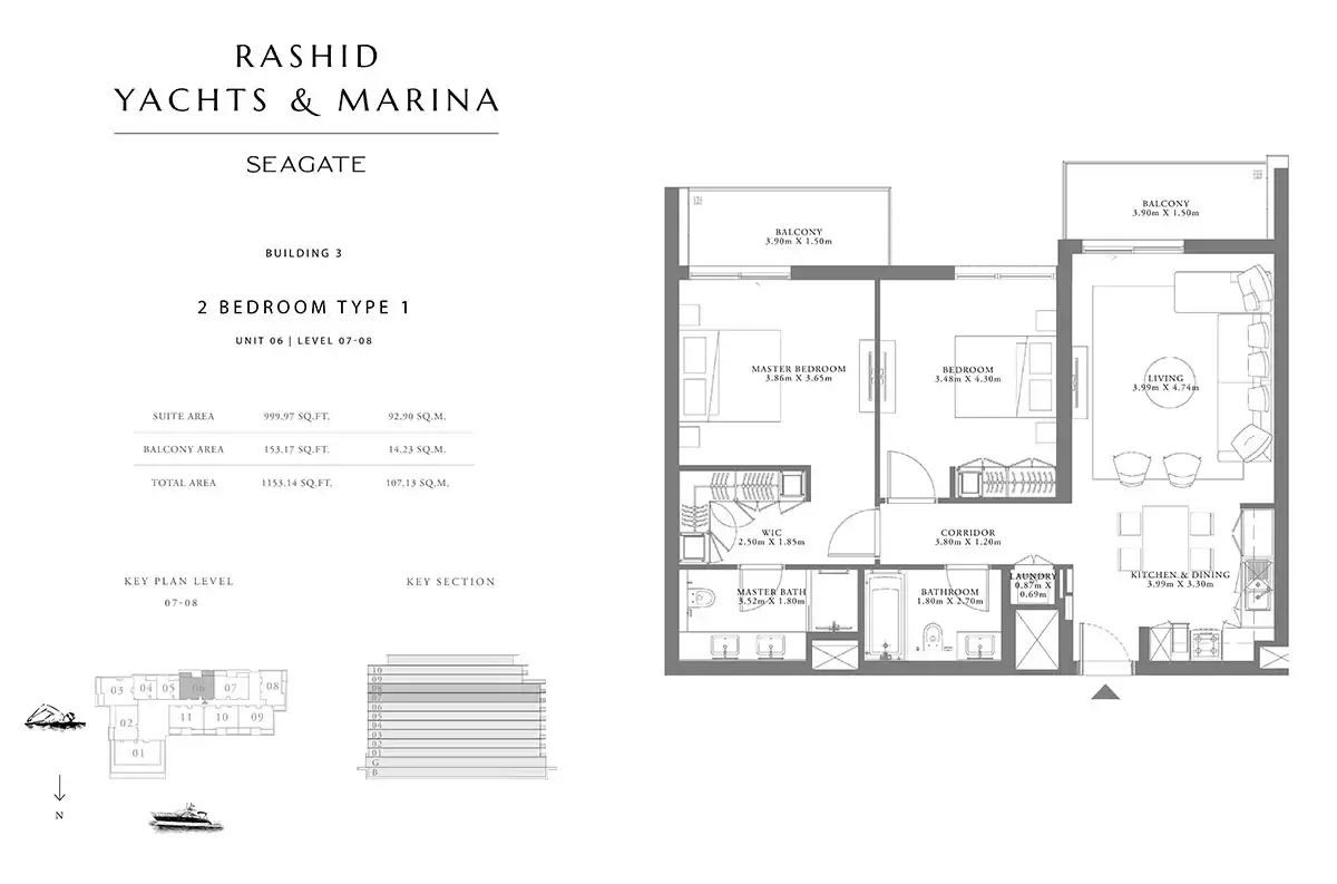 Type 1, Unit 06, Level 07-08 Building 3